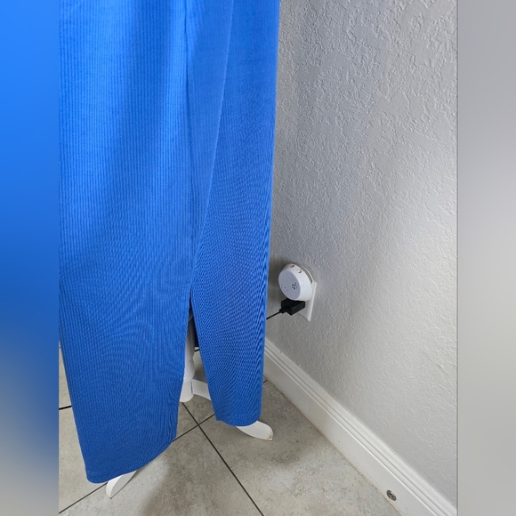 H&M Blue Polo Dress with Button Detail - Picture 7 of 9